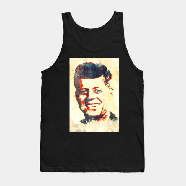 JFK Tank Top by Nerd_art